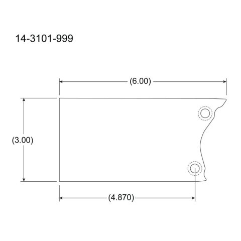 Peterson Fluid Systems Universal Mount Blade - Right Side thumbnail 3