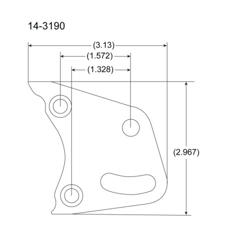 Peterson Fluid Systems Bear Claw Mount Blade - Left Side thumbnail 3
