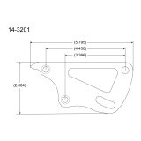 Peterson Fluid Systems Ford Small Block Mount Blade - Right Side thumbnail 4