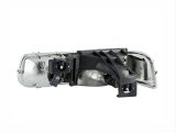 ANZO 1999-2002 Chevrolet Silverado 1500 Crystal Headlights Chrome thumbnail 2