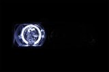 ANZO 1998-2005 Chevrolet S-10 Projector Headlights w/ Halo Chrome thumbnail 3