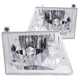 ANZO 1992-2006 Ford Econoline Crystal Headlights Chrome thumbnail 5