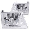 ANZO 1992-2006 Ford Econoline Crystal Headlights Chrome thumbnail 8