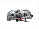 ANZO 1997.5-2003 Ford F-150 Projector Headlights w/ Halo and LED Chrome 1pc thumbnail 1