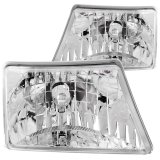 ANZO 1998-2000 Ford Ranger Crystal Headlights Chrome thumbnail 3