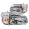 ANZO 1995-2001 Ford Explorer Crystal Headlights Chrome w/ Corner Lights 2pc thumbnail 8