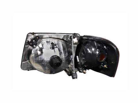 ANZO 2001-2005 Ford Explorer Crystal Headlights Black thumbnail 5