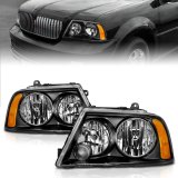 ANZO 2003-2006 Lincoln Navigator Crystal Headlights Black thumbnail 6