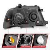 ANZO 2003-2006 Lincoln Navigator Crystal Headlights Black thumbnail 9