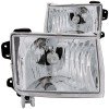 ANZO 1998-2000 Nissan Frontier Crystal Headlights Chrome thumbnail 8