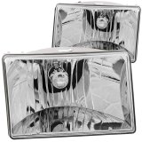 ANZO 1993-1998 Jeep Grand Cherokee Crystal Headlights Chrome thumbnail 3