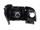 ANZO 1994-2001 Dodge Ram Crystal Headlights Chrome thumbnail 2