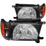 ANZO 1999-2002 Toyota 4Runner Crystal Headlights Black thumbnail 6