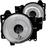 ANZO 2007-2013 Toyota Fj Cruiser Projector Headlights w/ Halo Chrome thumbnail 1