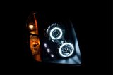 ANZO 2007-2014 GMC Yukon Projector Headlights w/ Halo Black (CCFL) thumbnail 2
