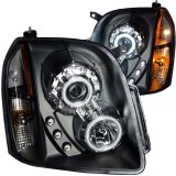 ANZO 2007-2014 GMC Yukon Projector Headlights w/ Halo Black (CCFL) thumbnail 5