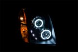 ANZO 2007-2014 GMC Yukon Projector Headlights w/ Halo Black (CCFL) thumbnail 9