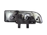 ANZO 1998-2005 Chevrolet S-10 Crystal Headlights Black thumbnail 7