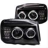 ANZO 2001-2004 Nissan Frontier Projector Headlights w/ Halo Black (CCFL) thumbnail 3