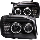 ANZO 2001-2004 Nissan Frontier Projector Headlights w/ Halo Black (CCFL) thumbnail 5