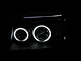 ANZO 2001-2004 Nissan Frontier Projector Headlights w/ Halo Black (CCFL) thumbnail 9
