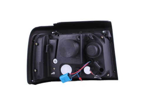 ANZO 1992-1996 Ford F-150 Projector Headlights w/ Halo Black w/ Side Markers and Parking Lights thumbnail 5