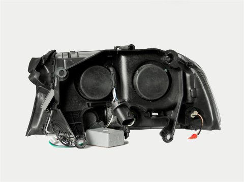 ANZO 1997-2004 Dodge Dakota Projector Headlights w/ Halo Black 1 pc thumbnail 1