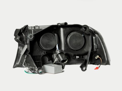 ANZO 1997-2004 Dodge Dakota Projector Headlights w/ Halo Black 1 pc thumbnail 8