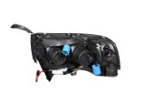 ANZO 1994-2001 Dodge Ram Projector Headlights w/ Halo Chrome thumbnail 8