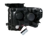 ANZO 2009-2014 Ford F-150 Projector Headlights w/ Halo Black (CCFL) G2 thumbnail 7
