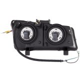 ANZO 2003-2006 Chevrolet Silverado 1500 Projector Headlights w/ U-Bar Chrome thumbnail 9