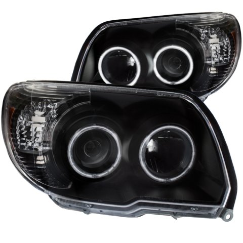 ANZO 2006-2009 Toyota 4Runner Projector Headlights w/ Halo Black thumbnail 5