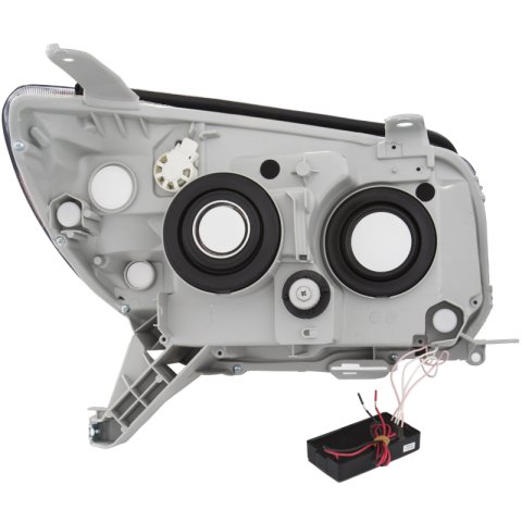 ANZO 2006-2009 Toyota 4Runner Projector Headlights w/ Halo Black thumbnail 9