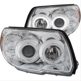 ANZO 2006-2009 Toyota 4Runner Projector Headlights w/ Halo Chrome thumbnail 1