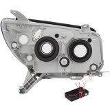 ANZO 2006-2009 Toyota 4Runner Projector Headlights w/ Halo Chrome thumbnail 9