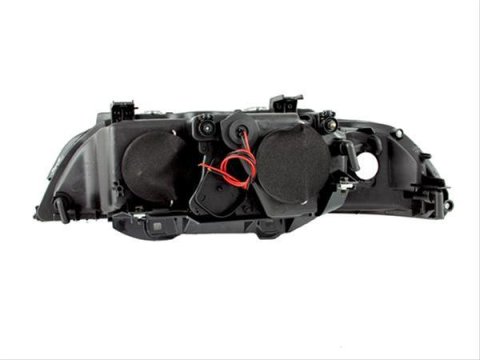 ANZO 1997-2001 BMW 5 Series Projector Headlights w/ Halo Black thumbnail 2