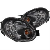 ANZO 2003-2005 Dodge Neon Crystal Headlights Black thumbnail 1