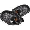 ANZO 2003-2005 Dodge Neon Crystal Headlights Black thumbnail 8