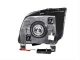 ANZO 2005-2009 Ford Mustang Crystal Headlights w/ Halo Black (CCFL) thumbnail 1