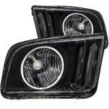 ANZO 2005-2009 Ford Mustang Crystal Headlights w/ Halo Black (CCFL) thumbnail 3