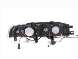 ANZO 1990-1993 Honda Accord Projector Headlights w/ Halo Black 1pc thumbnail 7