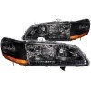 ANZO 1998-2002 Honda Accord Crystal Headlights Black thumbnail 8
