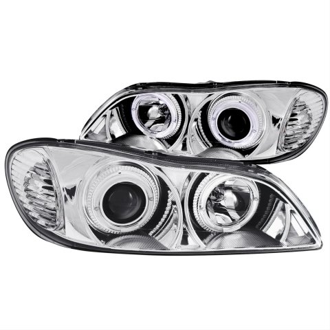 ANZO 2000-2004 Infiniti I30 Projector Headlights w/ Halo Chrome thumbnail 1
