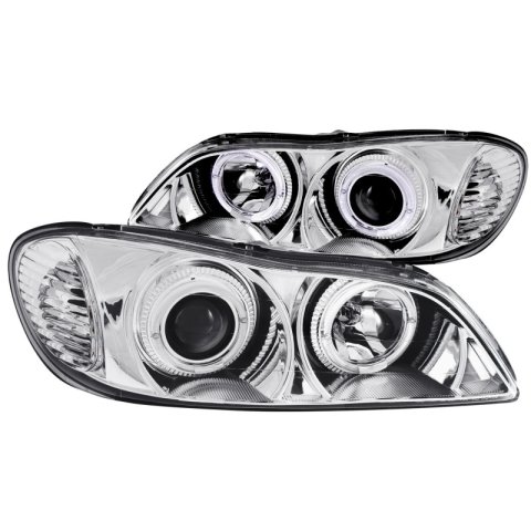 ANZO 2000-2004 Infiniti I30 Projector Headlights w/ Halo Chrome thumbnail 4