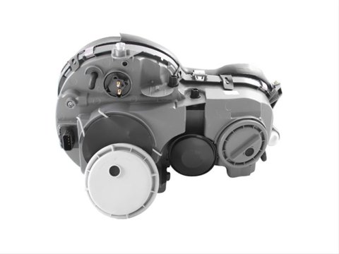ANZO 1999-2002 Mercedes Benz E Class W210 Projector Headlights Chrome thumbnail 1