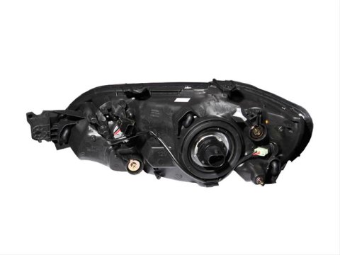 ANZO 2002-2003 Mitsubishi Lancer Crystal Headlights Black thumbnail 1