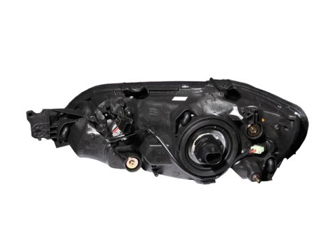 ANZO 2002-2003 Mitsubishi Lancer Crystal Headlights Black thumbnail 6