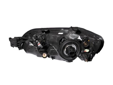 ANZO 2002-2003 Mitsubishi Lancer Crystal Headlights Black thumbnail 7