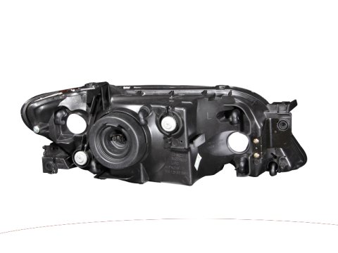 ANZO 2001-2003 Mazda Protege Crystal Headlights Black thumbnail 6