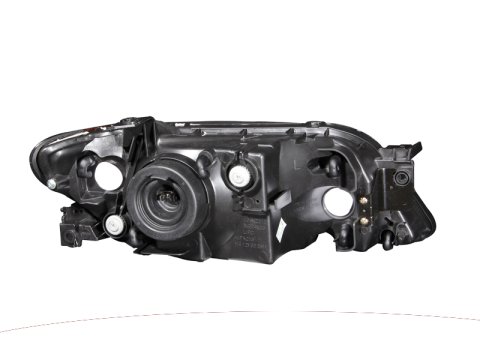 ANZO 2001-2003 Mazda Protege Crystal Headlights Black thumbnail 7